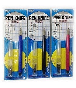 C-603 30度 筆刀 | 雕刻刀 (附補充刀片10pcs)