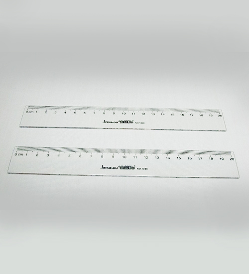 金絲猴 No.1020 透明直尺 20cm