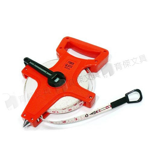 YJ 手提式防水捲尺 30M (台尺,公分) 二用捲尺 | 釘子尺