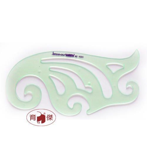 金絲猴No.4304 雲形模板20cm | 曲線模板